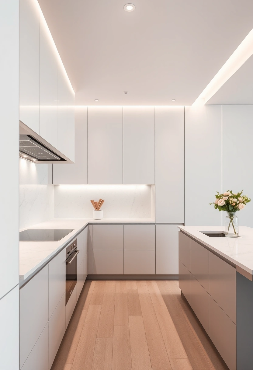Two tone kitchen ideas 9