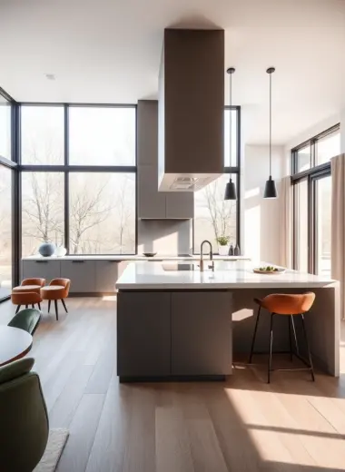 U shaped kitchen peninsula ideas 1