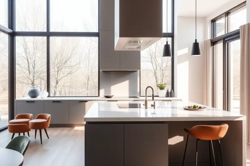 U shaped kitchen peninsula ideas 1