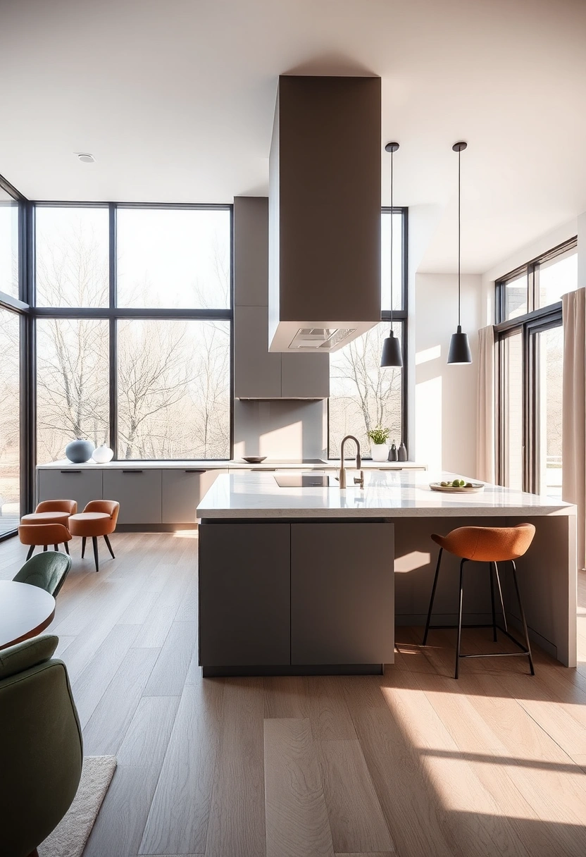 U shaped kitchen peninsula ideas 1
