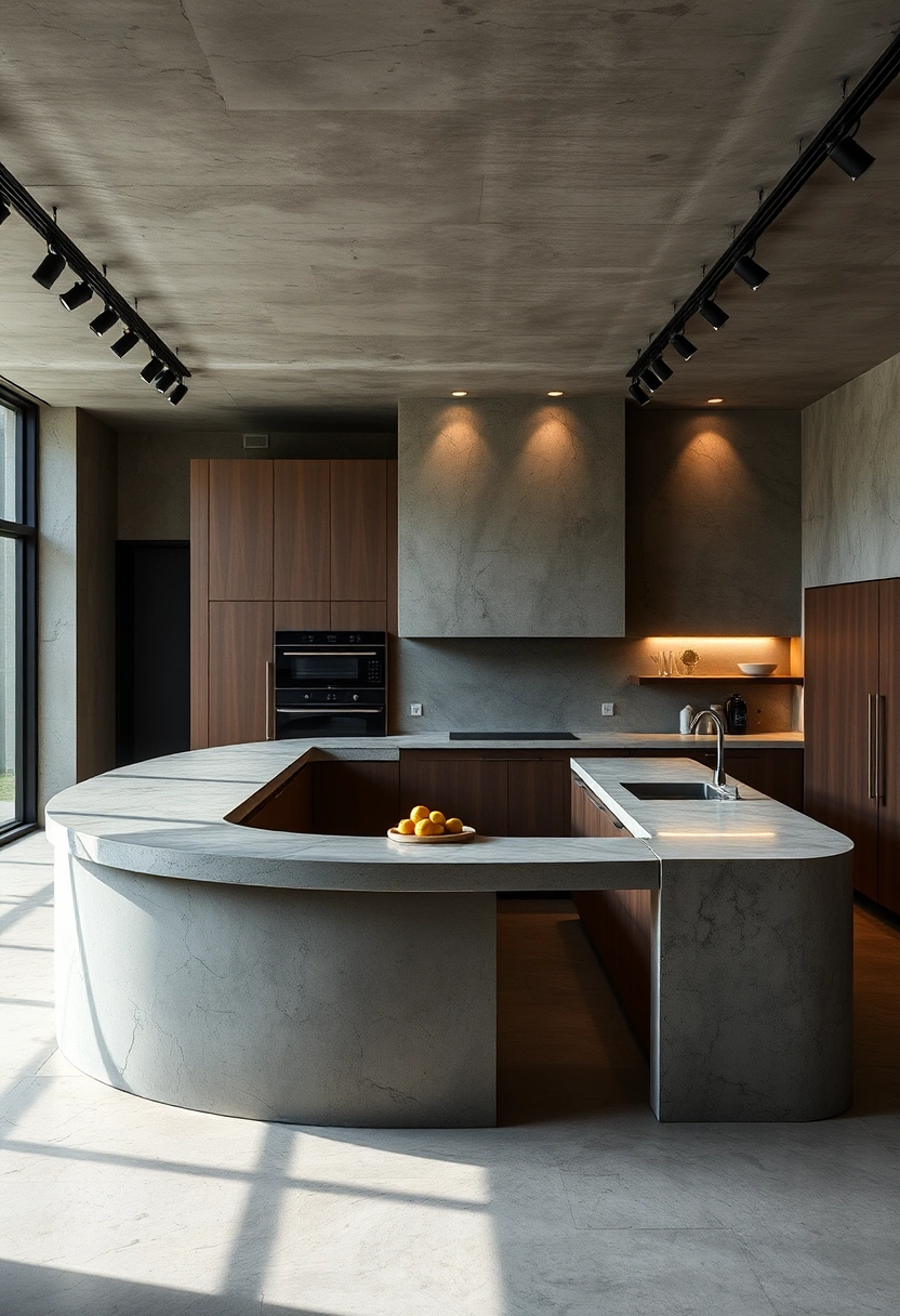 U shaped kitchen peninsula ideas 11