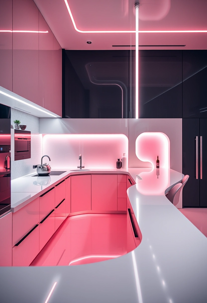 U shaped kitchen peninsula ideas 13