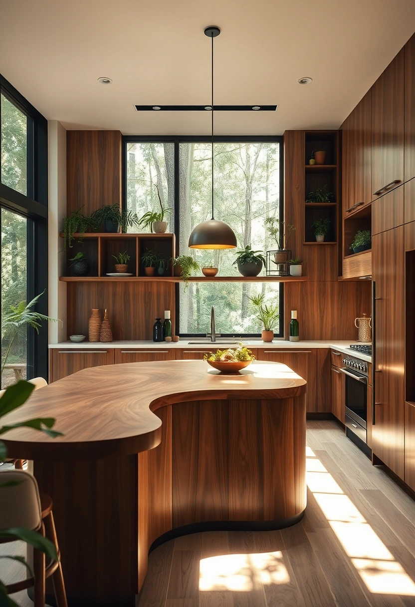 U shaped kitchen peninsula ideas 16