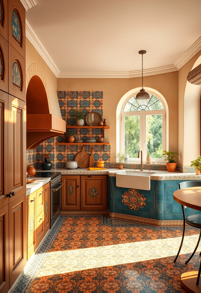 U shaped kitchen peninsula ideas 17