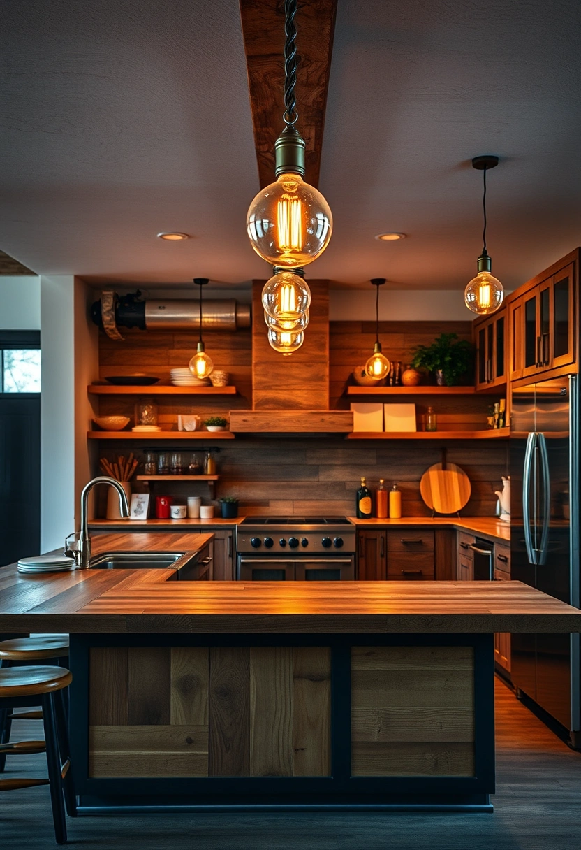 U shaped kitchen peninsula ideas 19