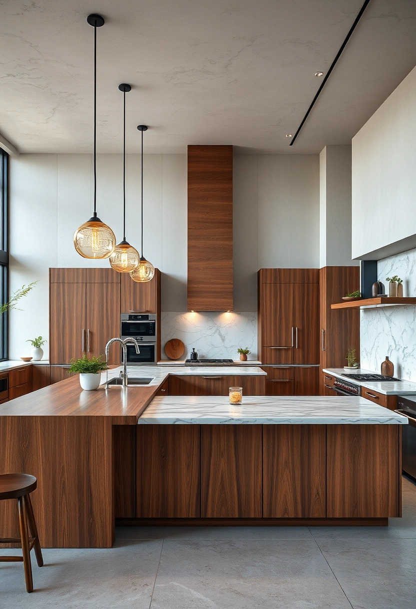 U shaped kitchen peninsula ideas 2