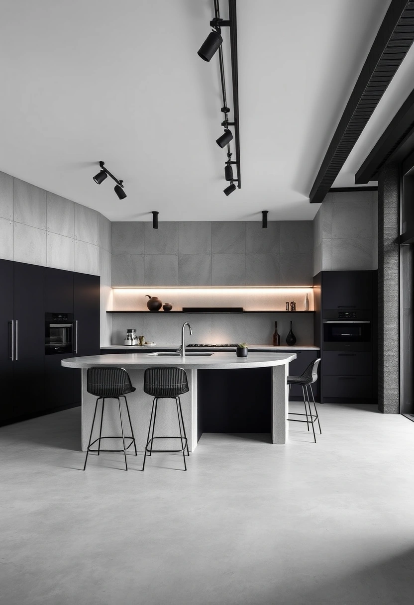U shaped kitchen peninsula ideas 3