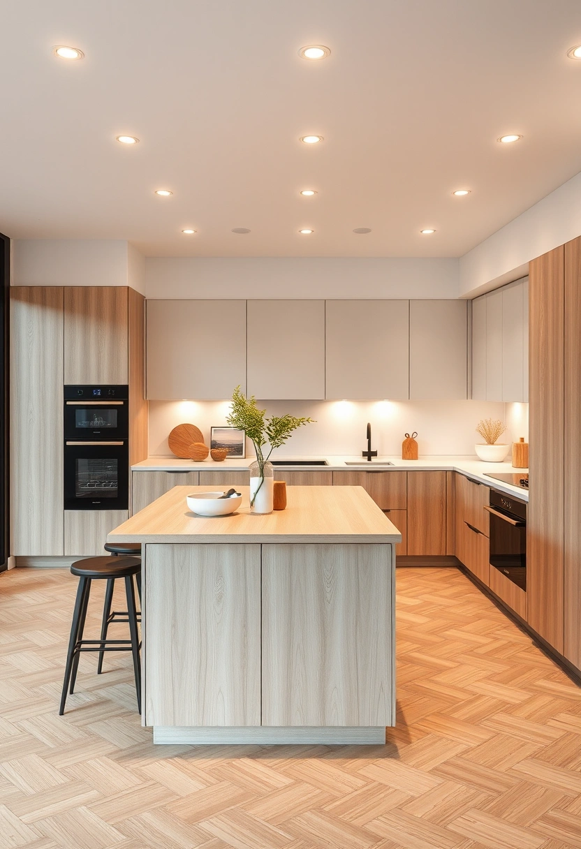 U shaped kitchen peninsula ideas 4