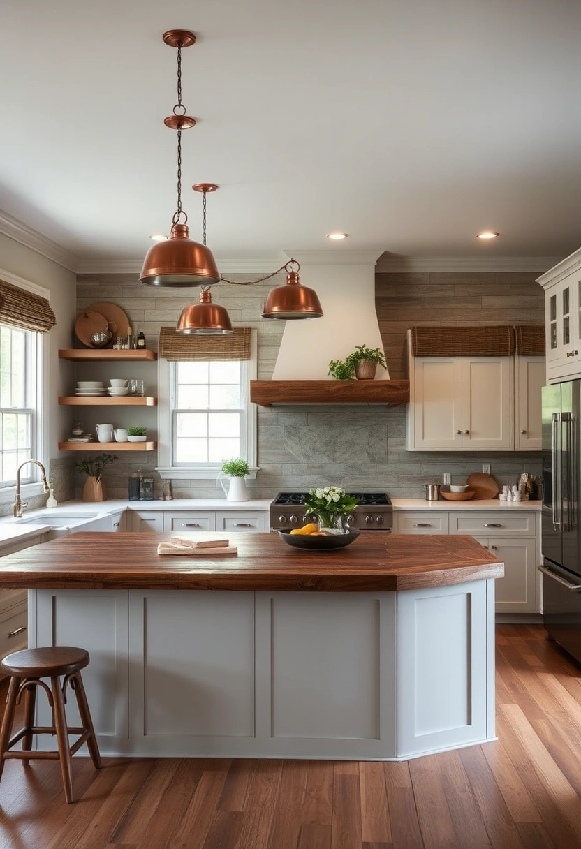 U shaped kitchen peninsula ideas 7
