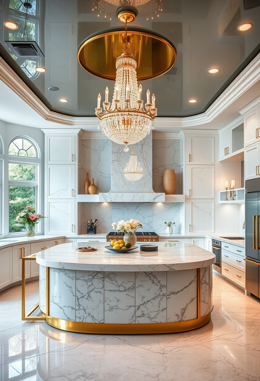 U shaped kitchen peninsula ideas 8