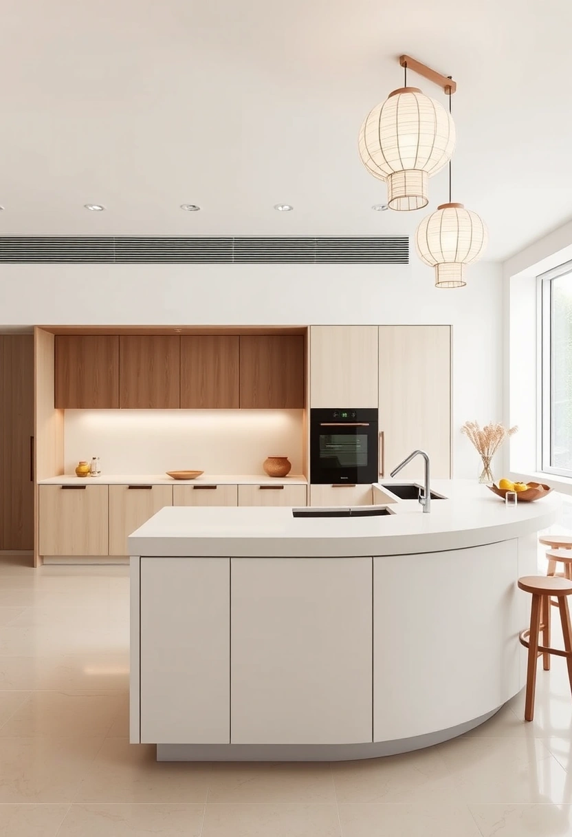 U shaped kitchen peninsula ideas 9