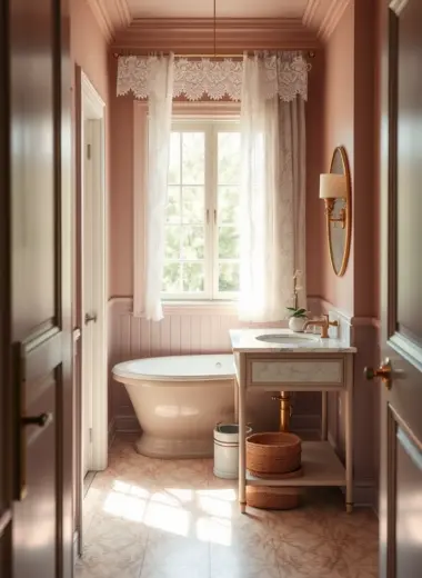 Vintage modern bathroom ideas 1
