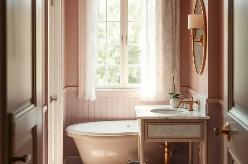 Vintage modern bathroom ideas 1