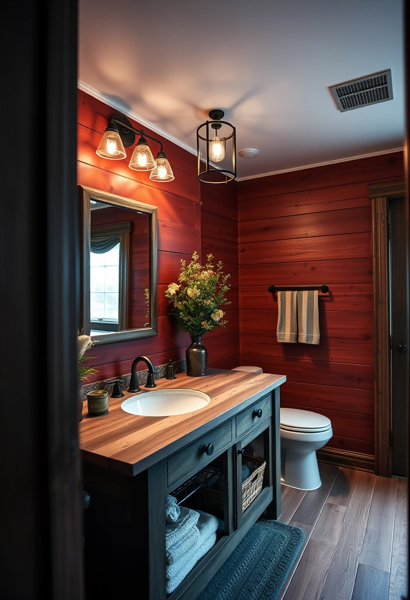 Vintage modern bathroom ideas 15