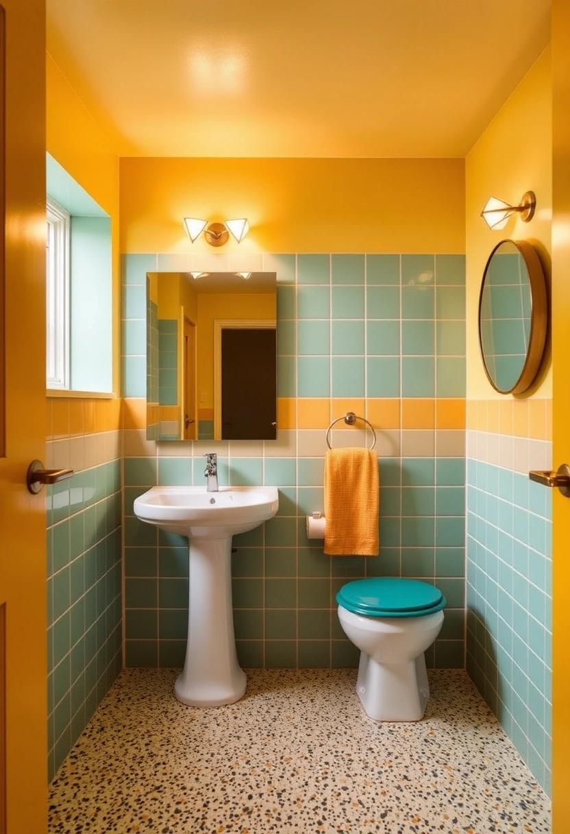 Vintage modern bathroom ideas 2
