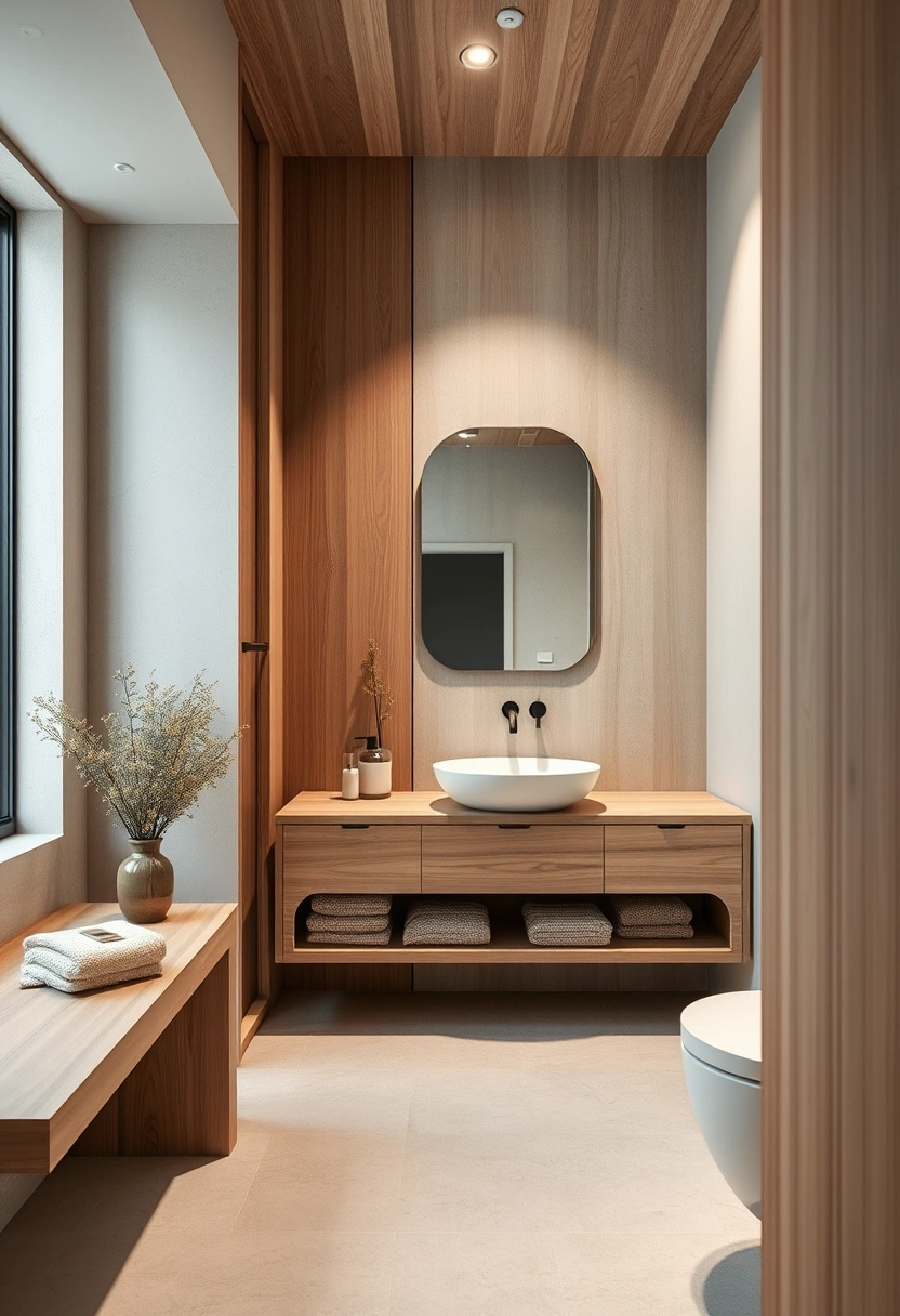 Vintage modern bathroom ideas 20
