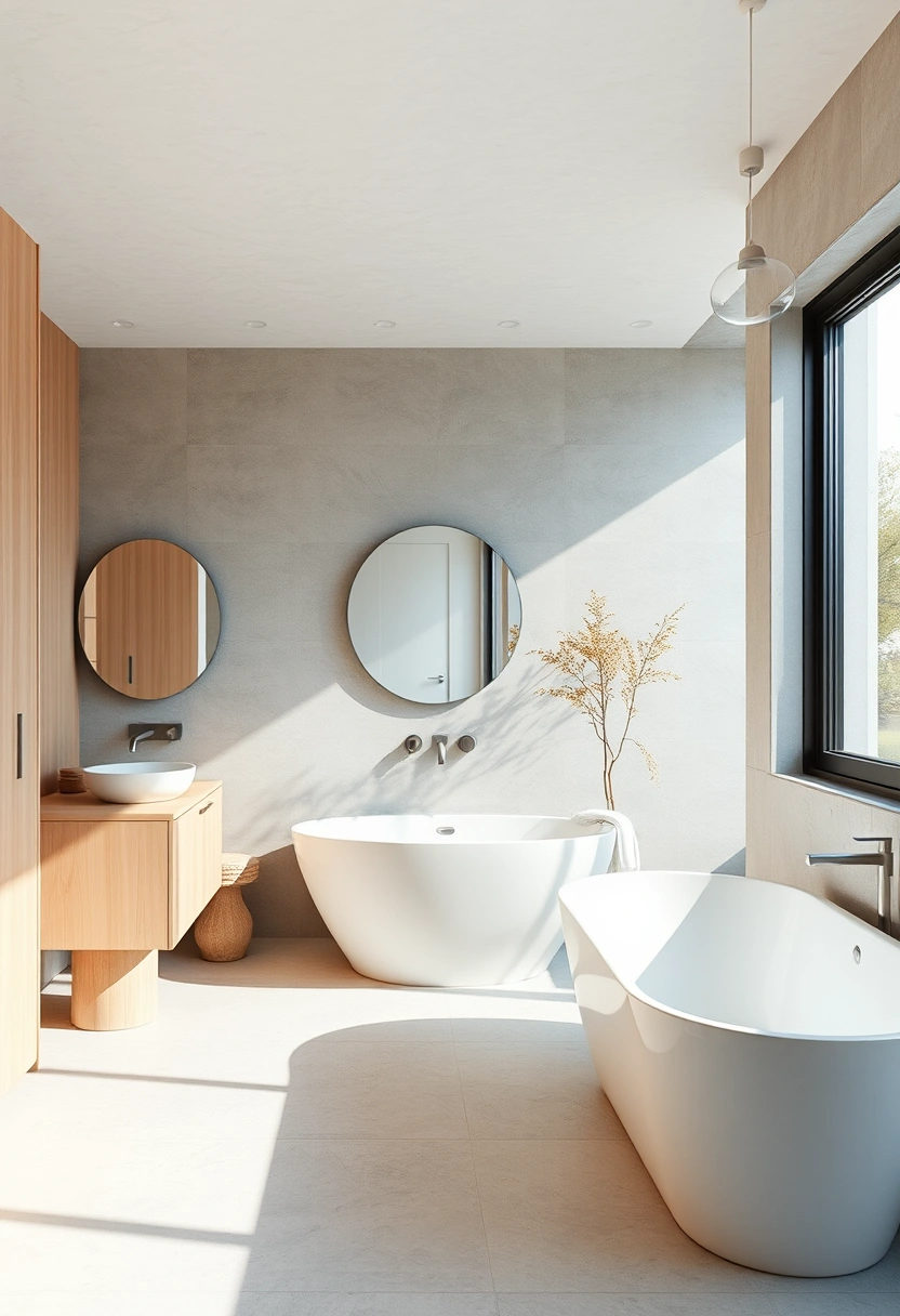 Vintage modern bathroom ideas 4