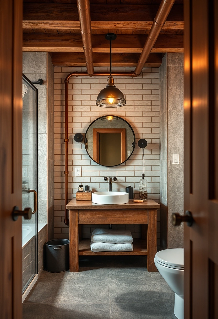 Vintage modern bathroom ideas 6
