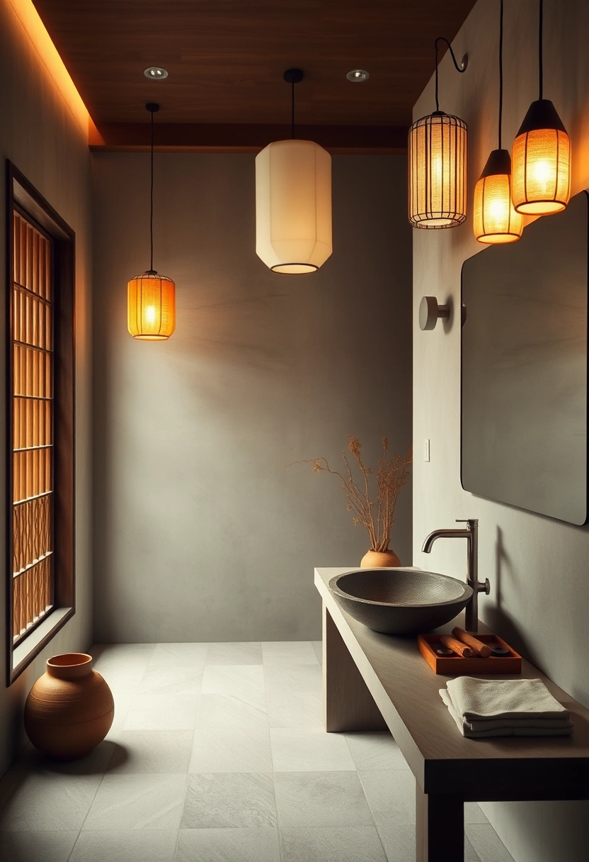 Vintage modern bathroom ideas 9