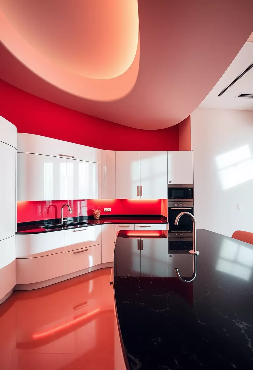 White cabinets black granite countertops ideas 20