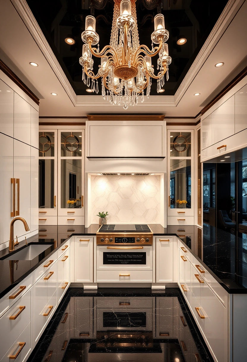 White cabinets black granite countertops ideas 5
