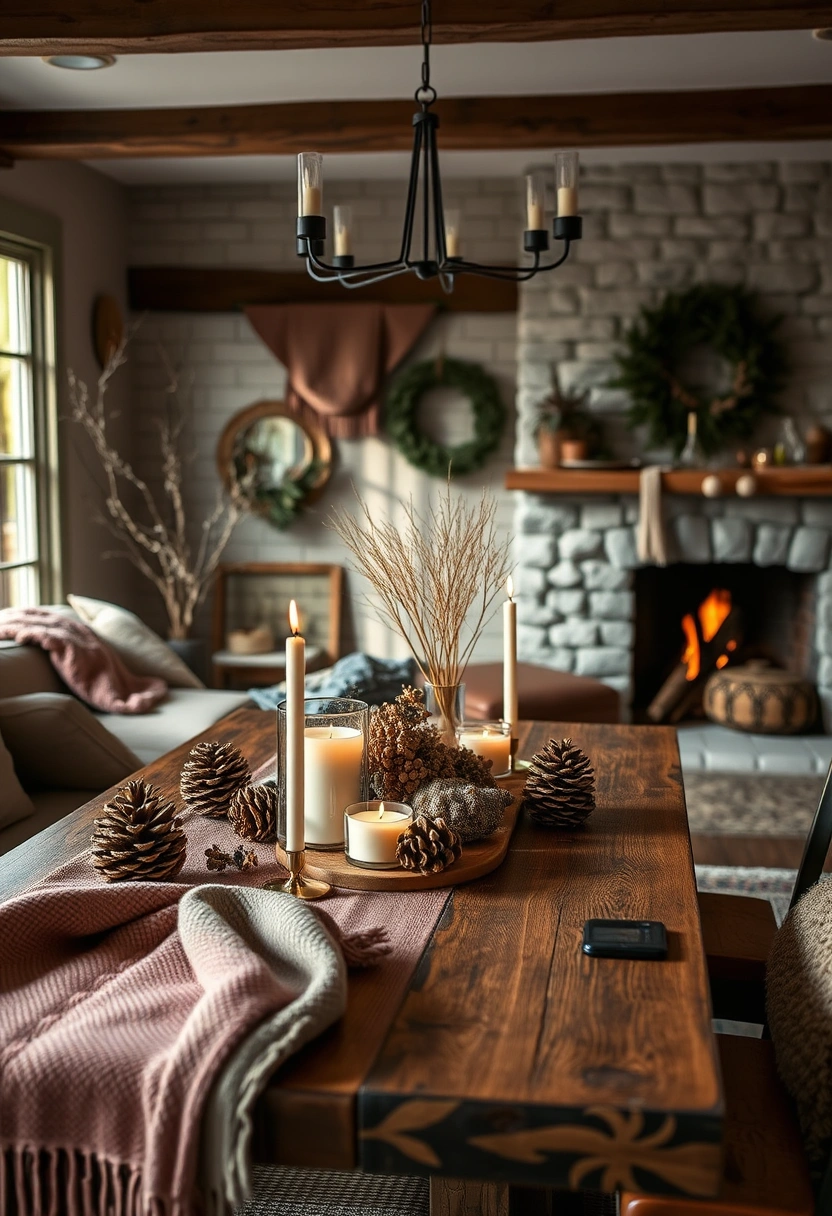 Winter table decor ideas 3