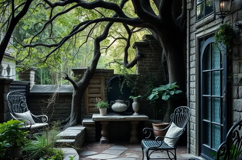 Witchy backyard ideas 1