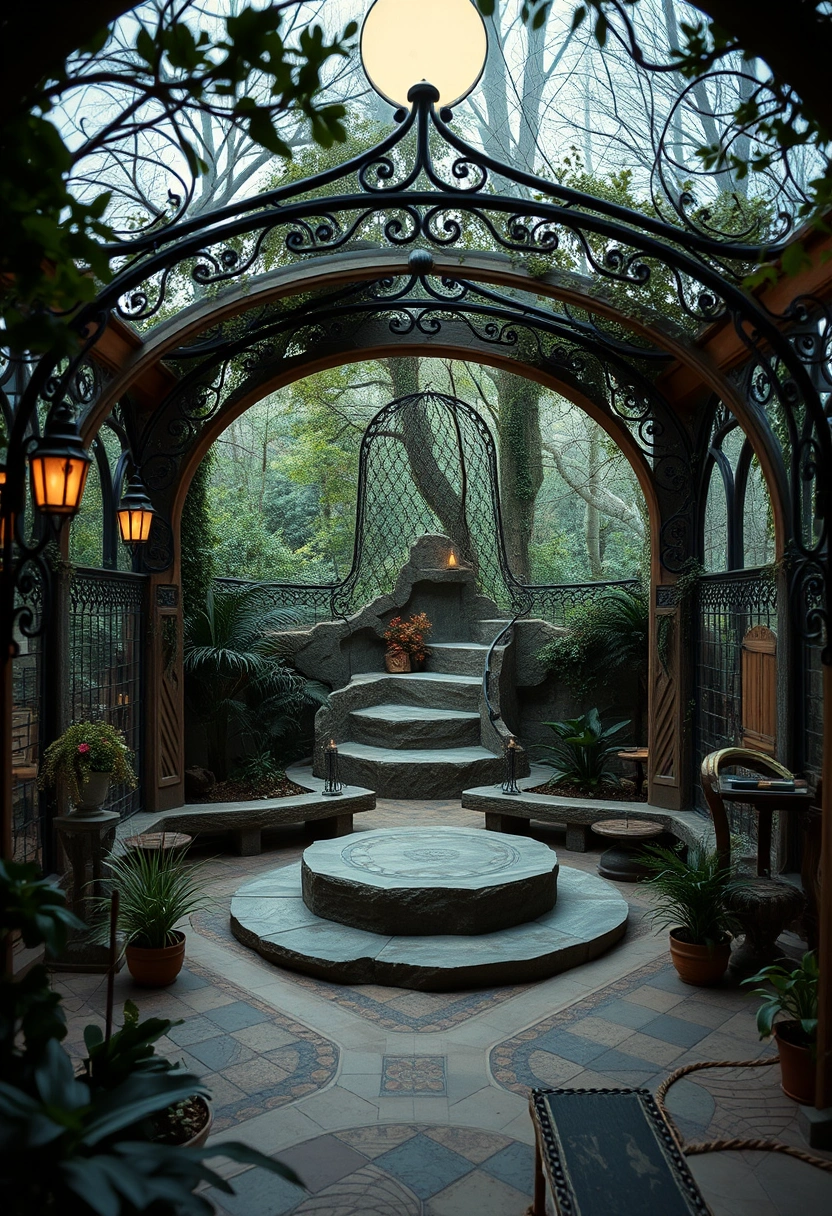 Witchy backyard ideas 8