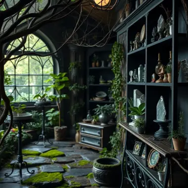Witchy garden ideas 1