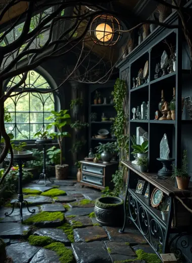 Witchy garden ideas 1