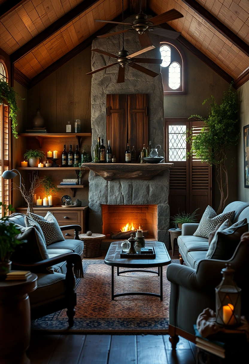 Witchy living room ideas 10